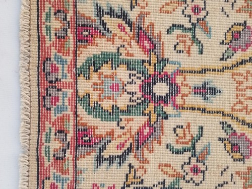 Vintage Traditional Handmade Oriental Wool Multicolor Rug 139x41cm - Picture 14 of 14