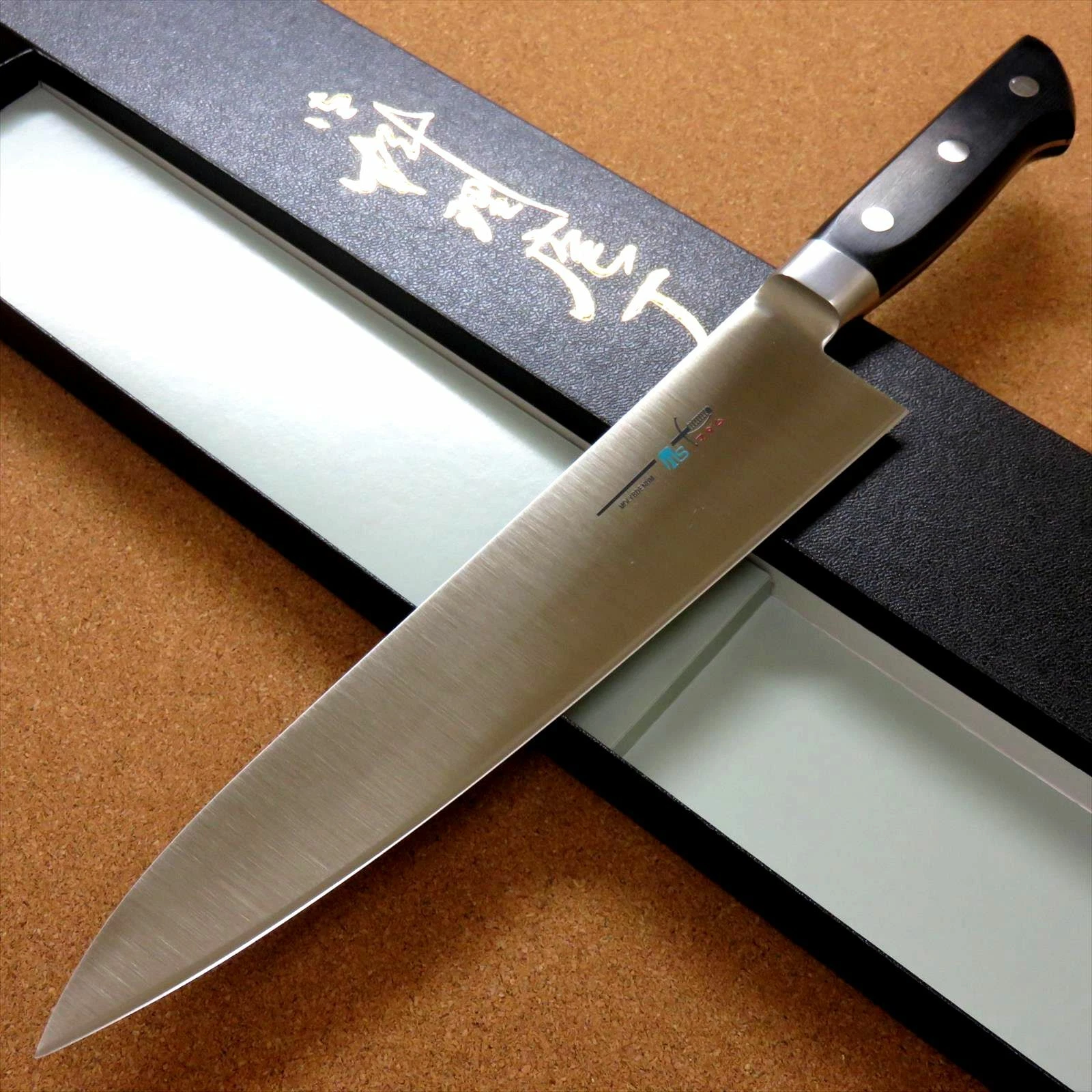 Japanese Kitchen Gyuto Chef Knife 240mm 9 1/2 in Universal Meat Fish SEKI JAPAN
Opens in a new windo