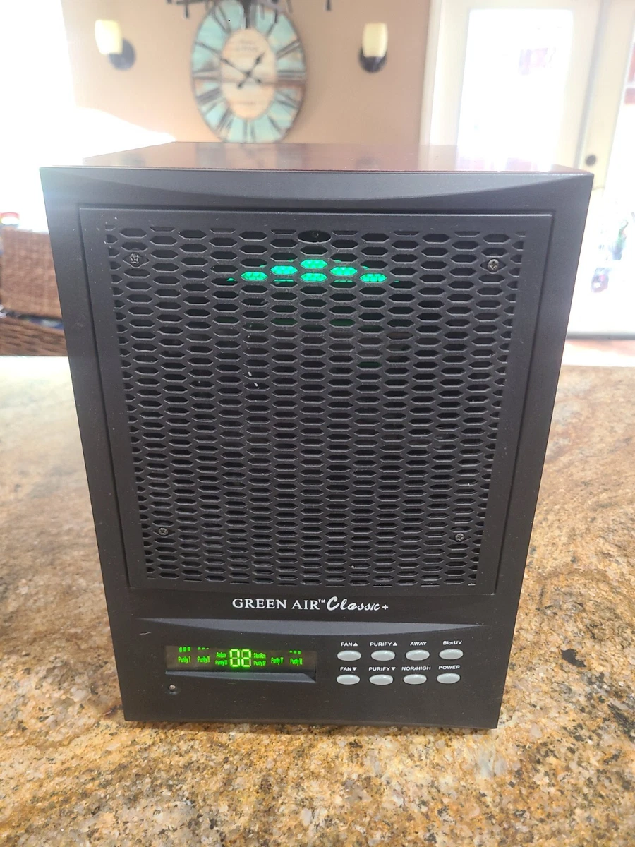 Green Air Classic PLUS Air Purifier Ozone Generator Walnut Woodgrain