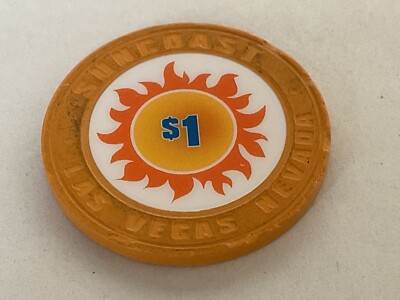Suncoast Casino $1.00 Poker Chip Las Vegas Nevada