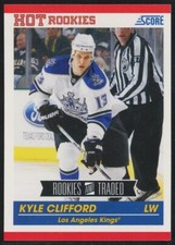 2010-11 Score Rookies & Traded Kyle Clifford Rookie Kings Blues RC #608