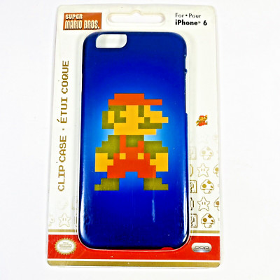 PDP - Super Mario Bros. Nintendo 8-Bit iPhone 6 Clip Case Cover - Factory Sealed