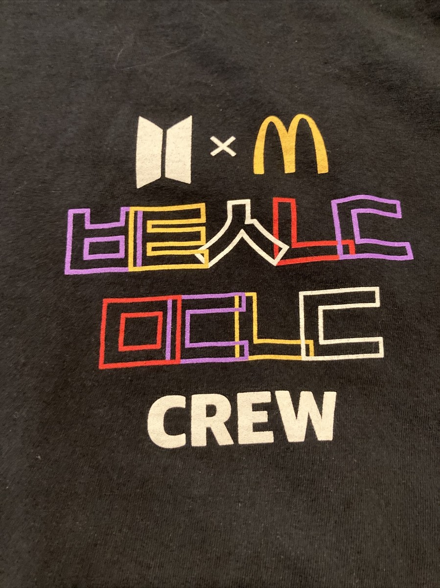 McDonald's X BTS - Crew T Shirt -Fruit Of The Loom - Size XL