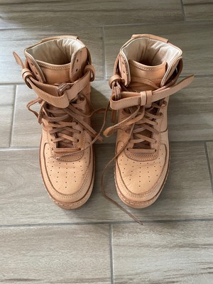 Hender Scheme 01 rare Air Force 1 retro raw leather shoes sneakers 