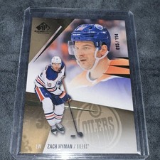 2023-24 Upper Deck SP Game Used - Zach Hyman #45 Gold /114