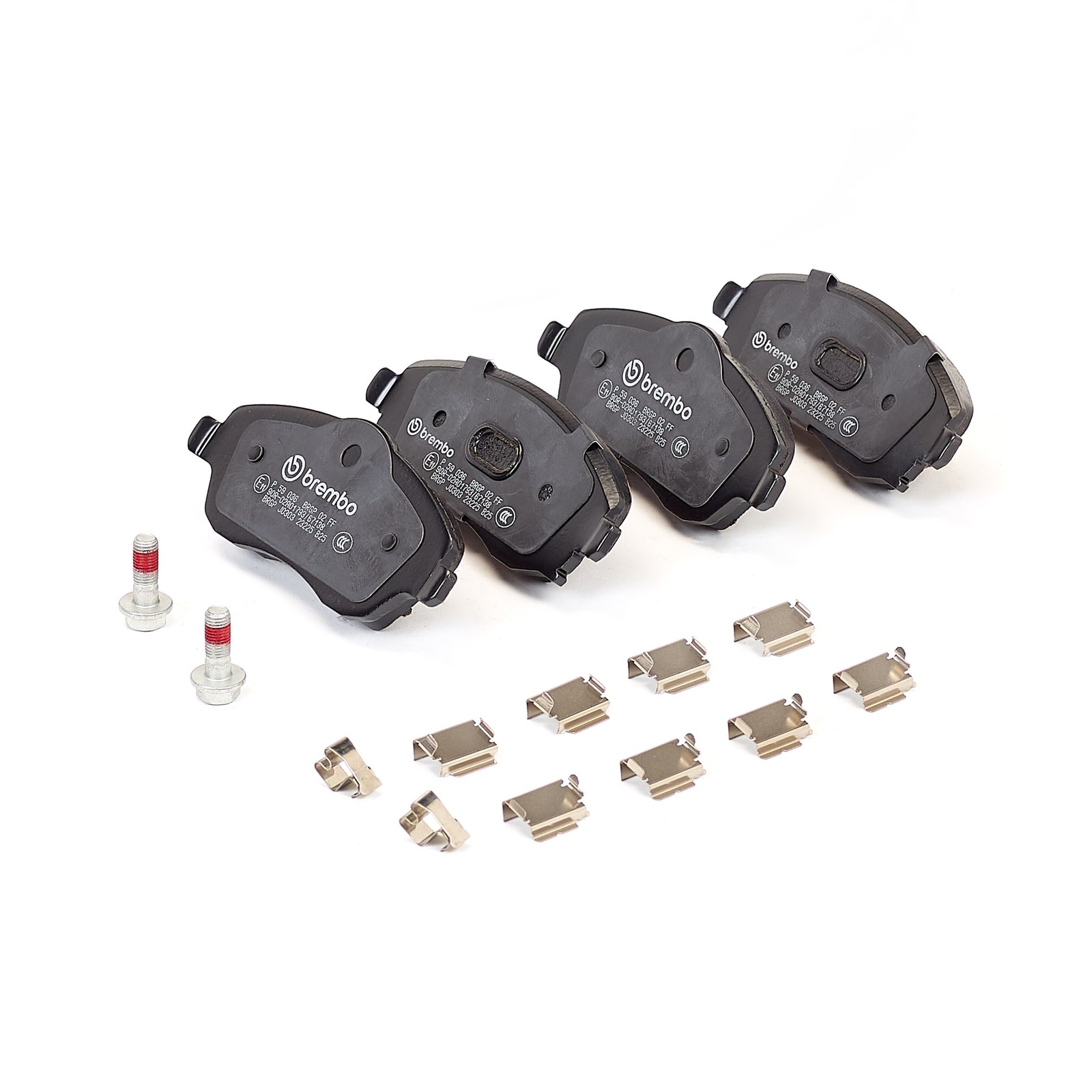 P 59 036 Disc Brake Brake Pad Set Front Fits Opel Corsa C Hatchback Van Brembo - Image 48