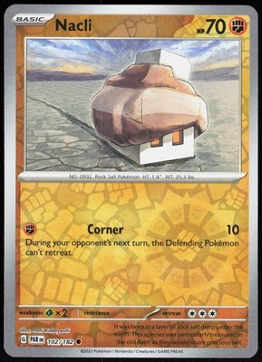 Paradox Rift Nacli 102/182 Common Pokemon Reverse Holo NM/M