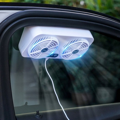 Vehicle Compatible USB Car Exhaust Fan with Adjustable Airflow Settings - Picture 4 of 12