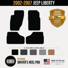 Avery Grand Touring Front Rear Floor Mats For 2002-2007 Jeep Liberty 3ra
