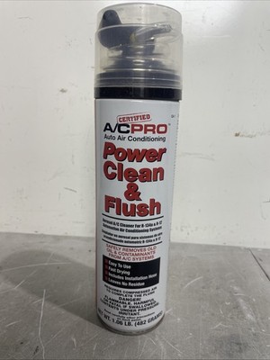AC PRO Air Conditioning Aerosol Power Clean and Flush 17 ounce  Free shipping