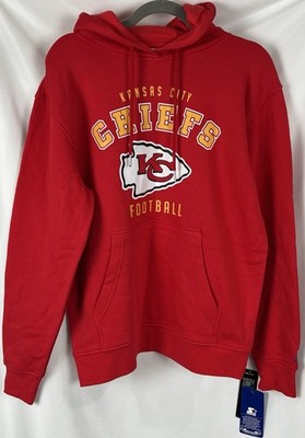 Starter Kansas City Chiefs Hoodie Sweatshirt Red NFL Football Sz Medium Adult