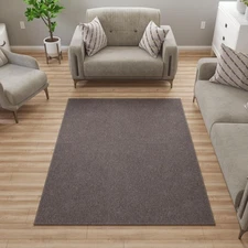 5' x 6'6" Ultra-Thin Area Rug Durable Non-Slip Carpet for High-Traffic Areas ...