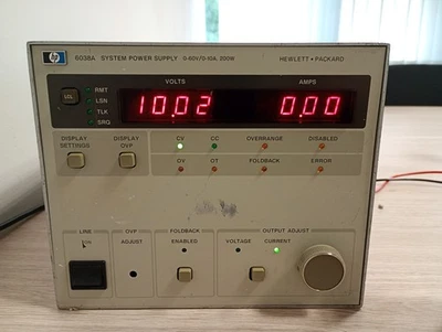 Hewlett Packard HP 6038A Power Supply 0-60V/0-10A 200W - Bild 1 von 4