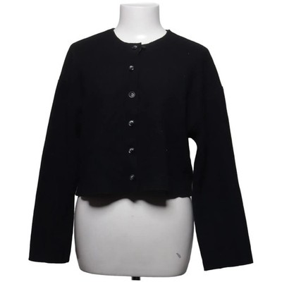 Zara, Strickjacke, Damen, Größe: S, Schwarz, Baumwolle/Polyester, Einfarbig #OoL