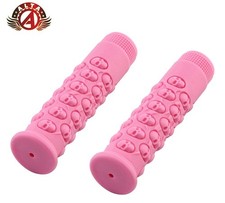ALTA 3D Raised Skull Grips 7/8" x 116mm Bicycle Handlebar Grips Pink BMX/Cruiser
