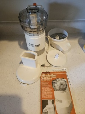 Presto Minnie Max Compact Food Processor model 0290001 Tested Works