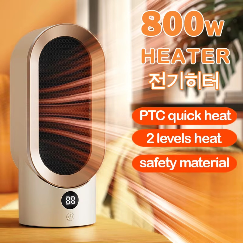 Electric Fan Heater Mini Radiator Desktop Warmer Machine For Win