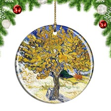 Van Gogh Mulberry Tree Painting Christmas ornament city travel souvenir