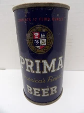 PRIMA AMERICANS FINEST FLAT TOP BEER CAN #116-36 CHICAGO ILLINOIS