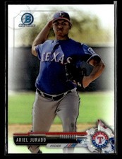 2017 Bowman Draft #BDC-57 Ariel Jurado Chrome Refractor Card Texas Rangers