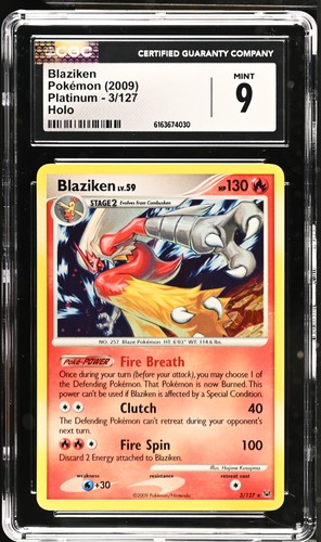Blaziken graded CGC 9 for sale on eBay
