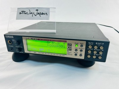 Yamaha MU100 Tone Generator XG Sound Module W/Adapter Working Tested / No Board