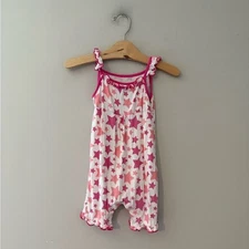 Kickee Pants Romper Bamboo Pink Star 18-24M Little Sleepies Kyte Little Bum Bums