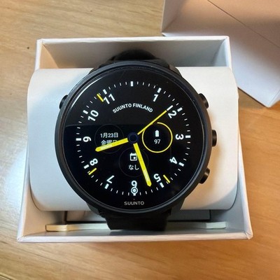 Suunto 7 Smartwatch Matte Black Titanium Timepiece Genuine Rare Authentic