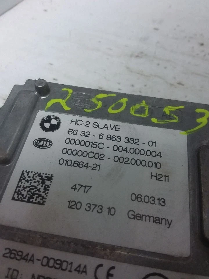 Slave Blind Spot Alert Module 2013 BMW 328i 66326863332 - Image 4 of 4