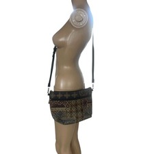 Vintage Danny K Of Beverly Hills CA Crossbody Tapestry Bag Purse