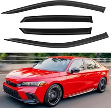 Window Visors Rain Guards for 2022 2023 2024 2025 2026 Honda Civic, Out-Channel