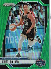 2024 Panini Prizm WNBA #12 Kristi Toliver Green Prizms