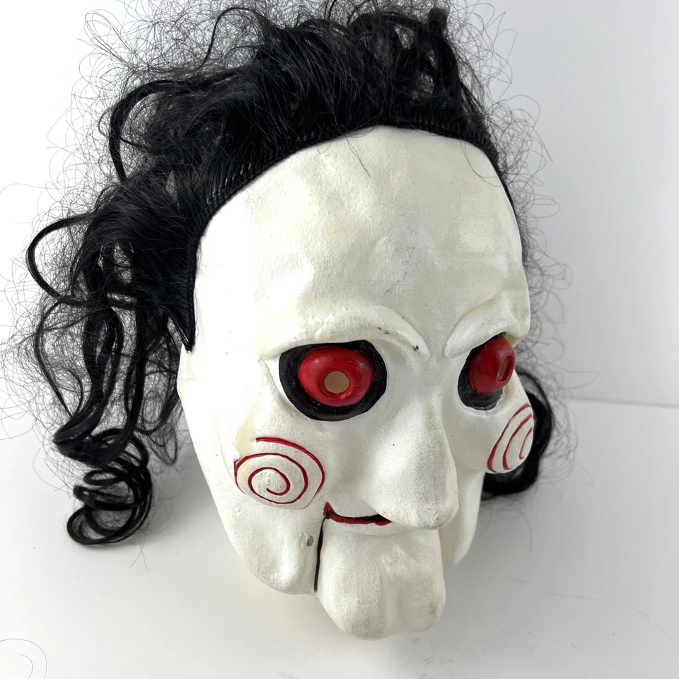 Saw Mask Billy Puppet Jigsaw Lions Gate Halloween Costume Prop Horror Movie - Image 3 of 4