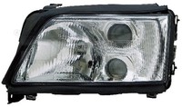 Scheinwerfer Links FüR Audi A6 C4 1994-1997 Mit Nsw H1 H3 Nebelscheinwerfer