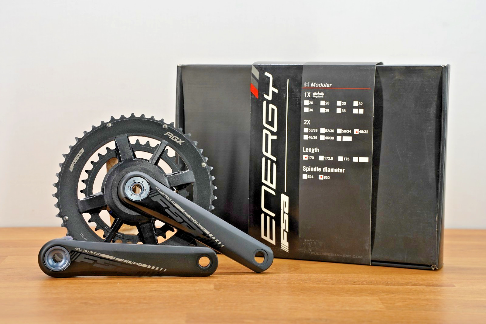 FSA Energy DM 386 Crankset - 48/32T - NEW OEM