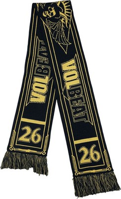 Volbeat Schal Herren Soccer Scarf schwarz/gelb Standard
