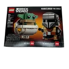 LEGO 75317 BrickHeadz Star Wars The Mandalorian & The Child New Sealed Fast Ship