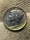 * 1939-d*SUPERB GEM BU+++++++ FBTONED SILVER MERCURY DIME * FRESH FROM ESTATE