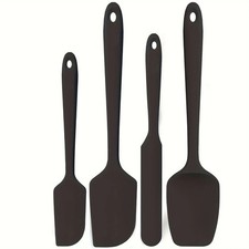 4-Piece Silicone Spatula Set Heat-Resistant Baking Cooking Tools