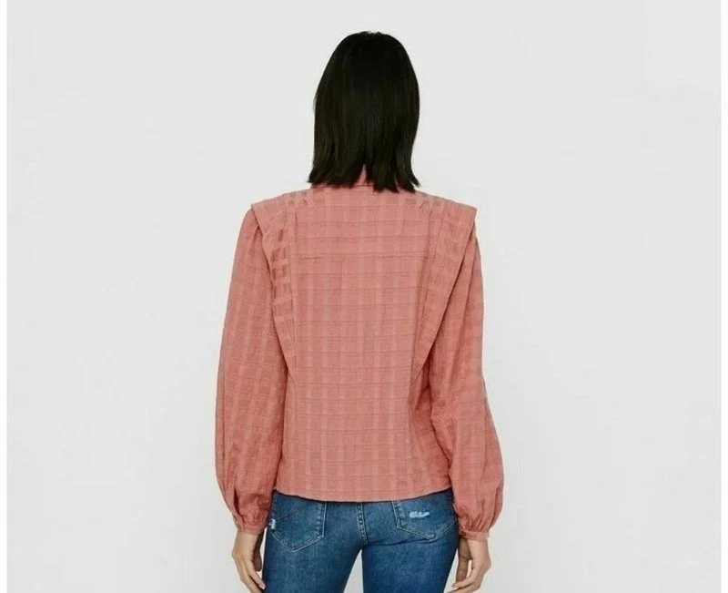 Women Laura Torelli Shirt Coral Cotton S - Bild 2 von 4