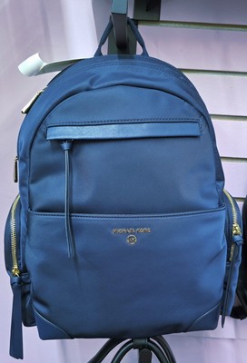 Michael Kors Prescott Large Black Nylon Gabardine Backpack