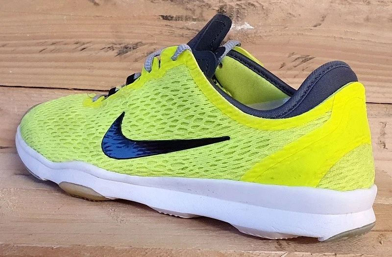 Nike Zoom Fit Running Trainers 704658-701 Neon Yellow/Black UK5/US7.5/EU38.5 - Photo 3/4