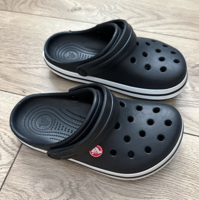 Crocs Black/White Kids Clogs US Size J3 
