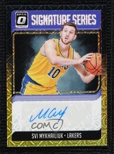 2018-19 Panini Donruss Optic Choice Black Gold Prizm 8/8 Svi Mykhailiuk Auto j6a