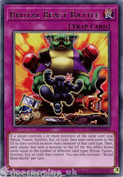 CHIM-EN084 Brutal Beast Battle Rare 1st Edition Mint YuGiOh Card