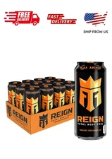 (12 Cans) Reign Total Body Fuel Energy Drink, Orange Dreamsicle, 16 fl oz
