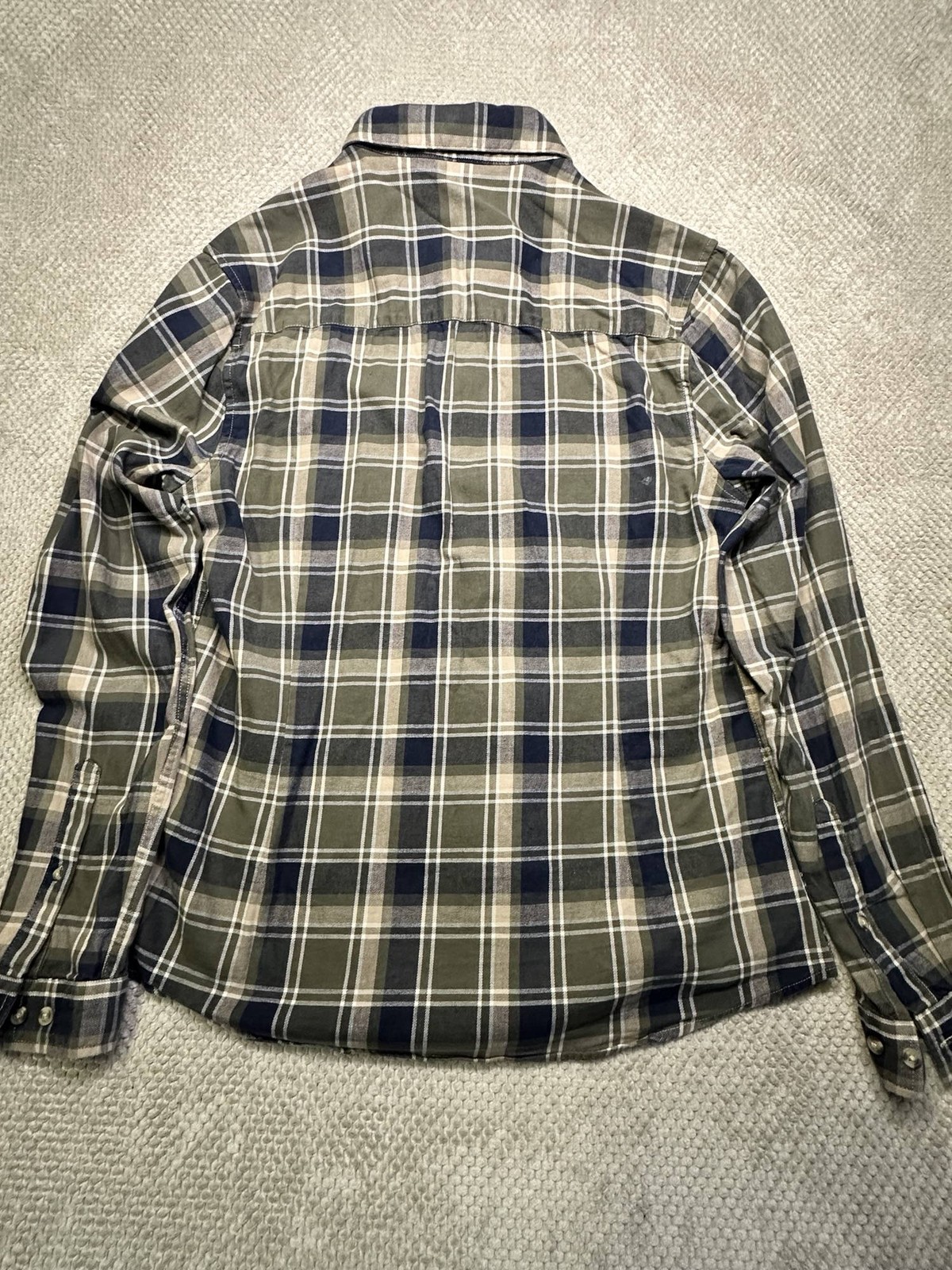 ASOS Men’s Long Sleeve Checked Shirt Brown Extra Large image 3