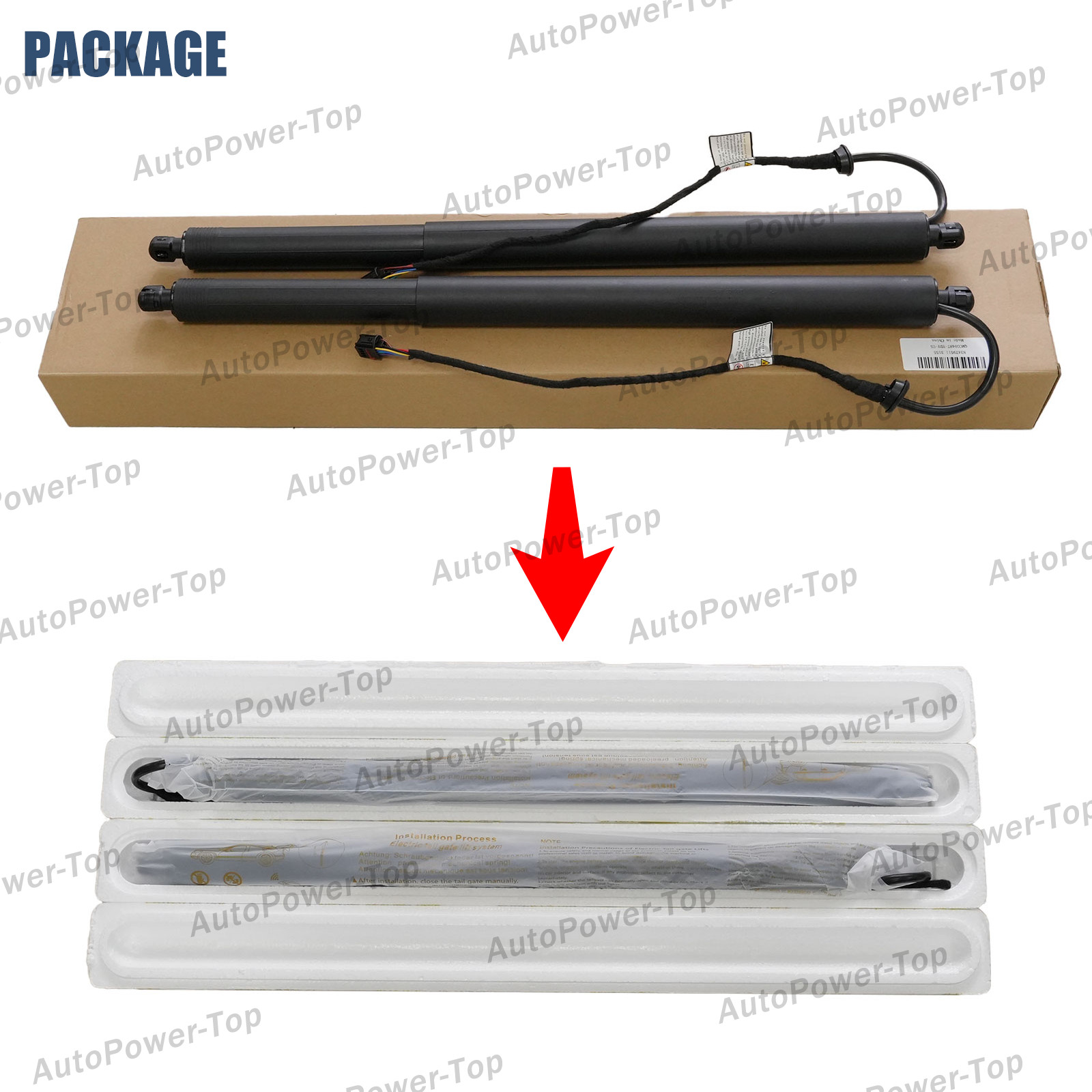 OEM 2X Power Hatch Lift Support for Maserati Levante 3.0L V6 2017-2020 SUV