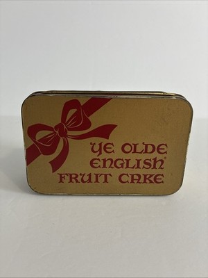 Ye Olde English Fruit Cake Tin Christmas Fruitcake