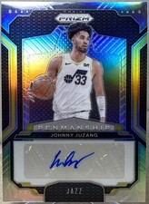 2024-25 Panini Prizm - Penmanship Johnny Juzang #PNM-JJJ Silver Prizm (AU)